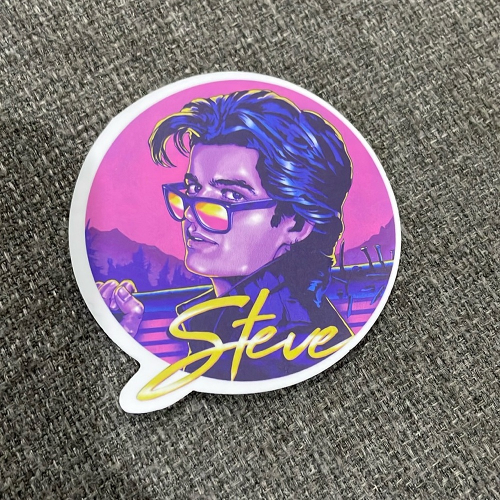 Stranger Things Steve Sticker